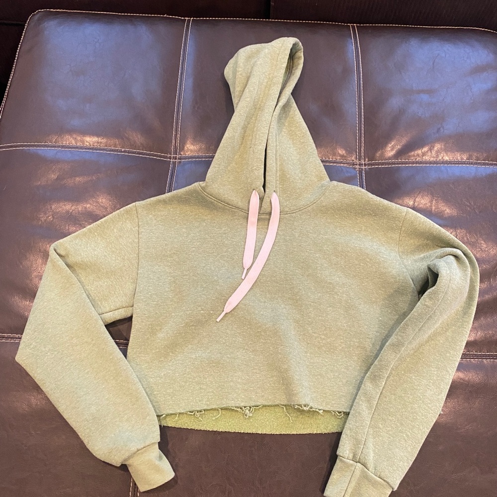 Owl & Fish Cropped Hoodie